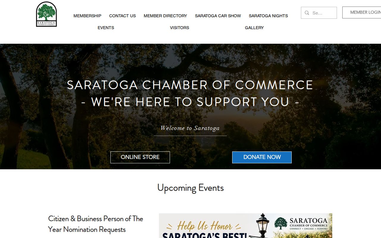Saratoga neighbors Chamber member directory