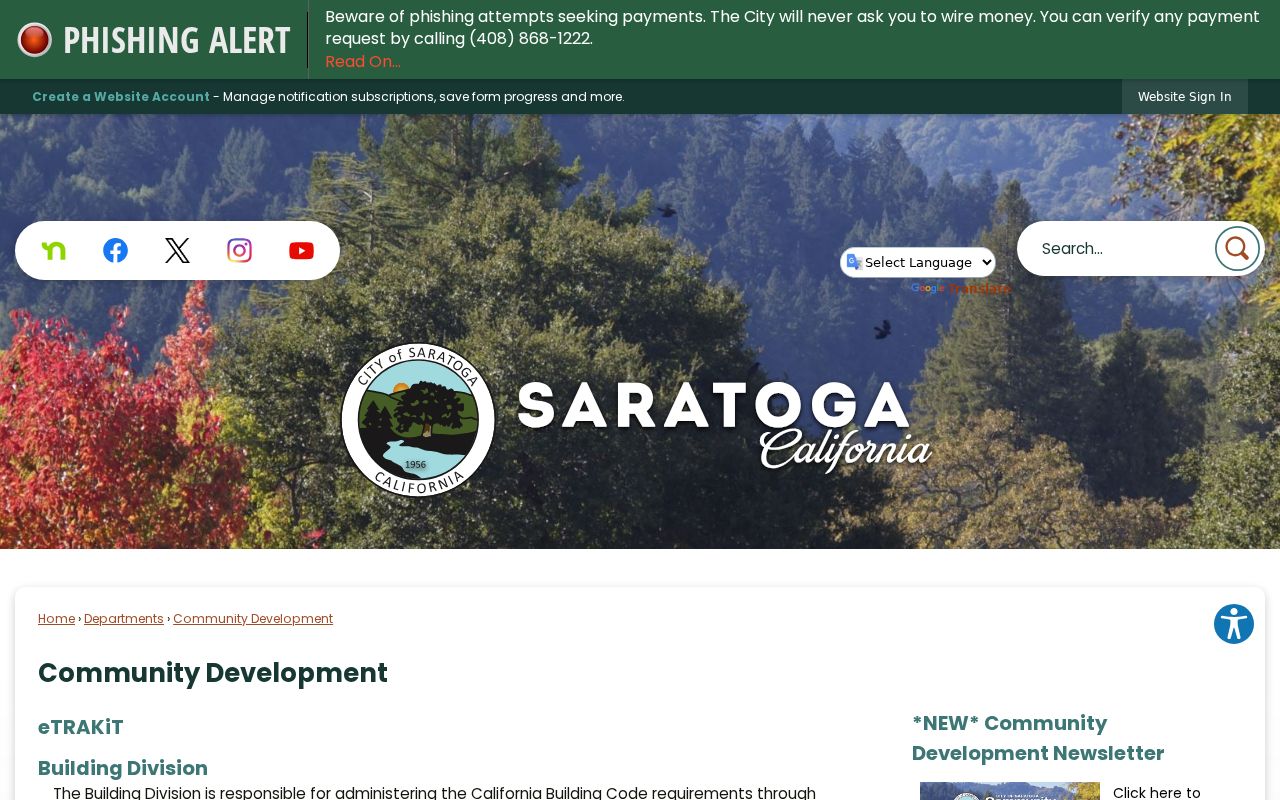 Saratoga neighbors GIS parcel and community development map